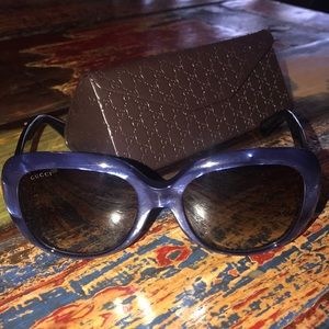 Gucci sunglasses worn once